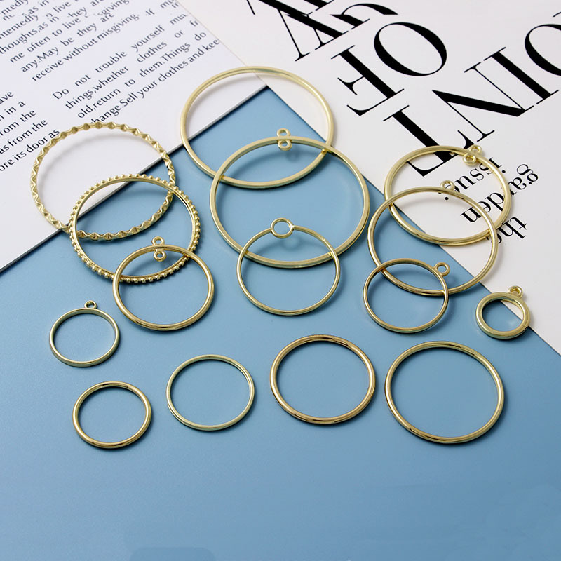 Custom Metal Bezels for Epoxy Resin Jewelry | Pendant Frame Supplies Factory Direct JS161