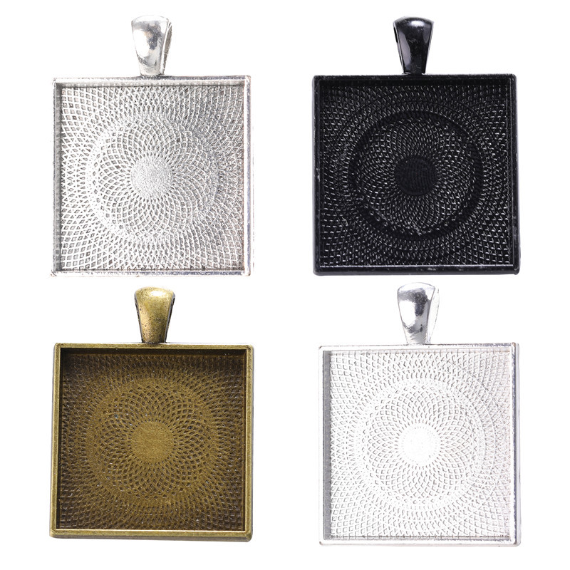 Wholesale Metal Frame Charms for Resin Jewelry | Custom Colors Available JS085