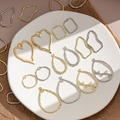 Open Frame Metal Bezels Collection for DIY Resin Jewelry Projects JS067