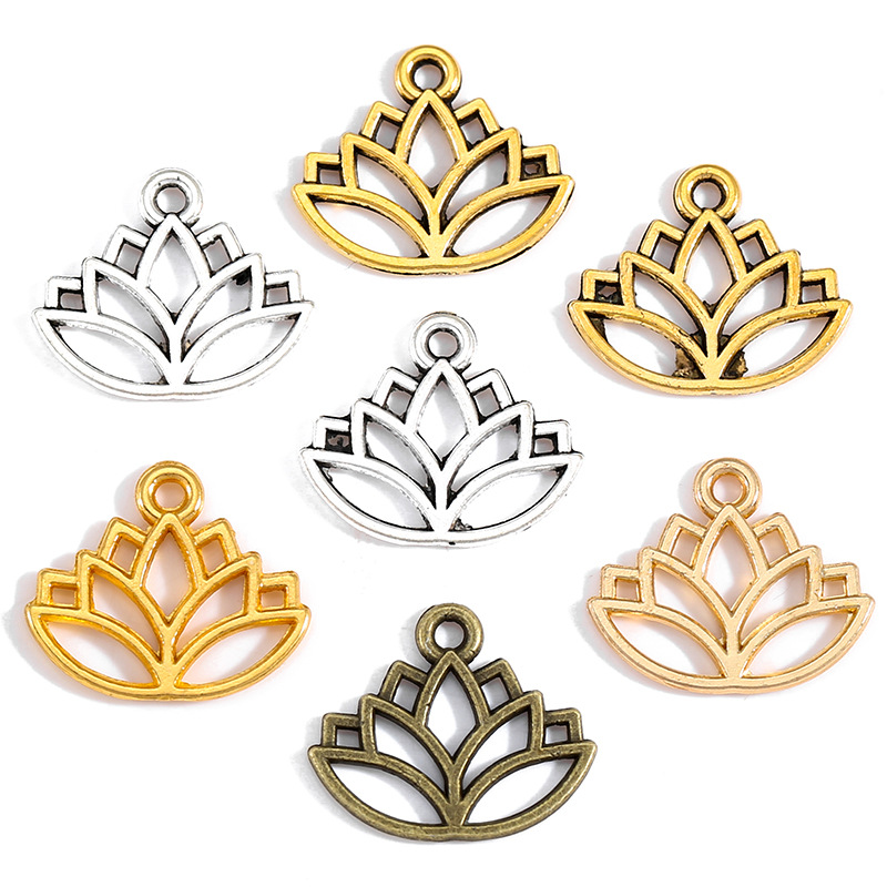 Small Metal Pendant Frames for Resin Art | Handmade Jewelry Accessories Bulk JS108