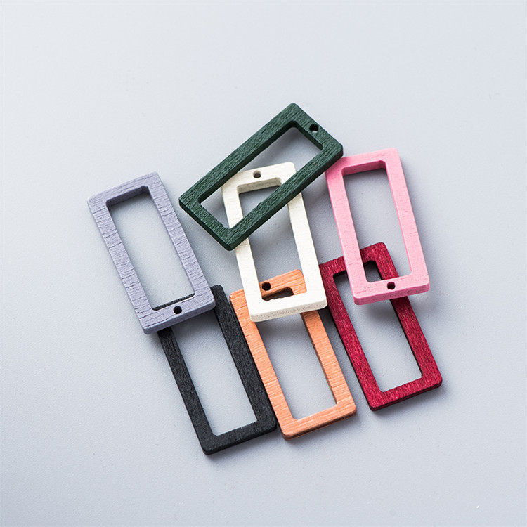 Natural Wood Resin Frames for Epoxy Casting | Wooden Pendant Making Components Factory Supply