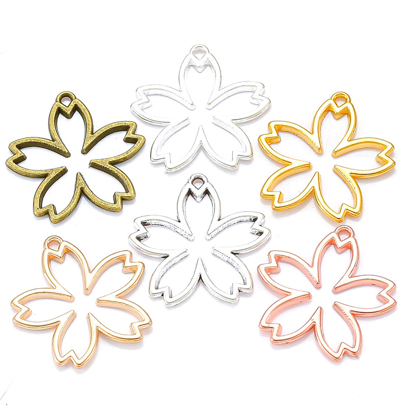 Gold Metal Pendant Bezels for Resin Casting Crafts | Wholesale Jewelry Making Supplies JS117