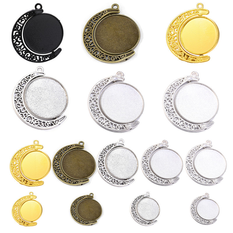 Vintage Style Metal Bezel Trays for Resin Crafts | DIY Jewelry Making Components JS084