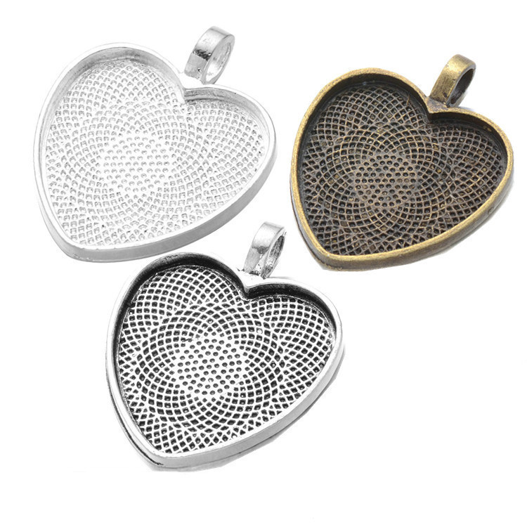 Metal Bezel Tray Blanks for Resin Filling | Handmade Pendant Supplies Bulk Order JS086
