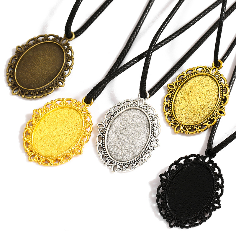 Gold Alloy Metal Bezels for Handmade Jewelry | Resin Pendant Making Components