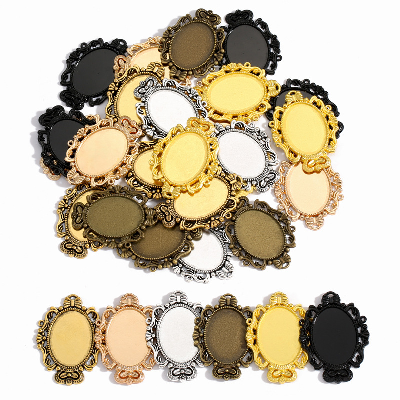 Vintage Style Metal Charm Frames for Resin Casting | Factory Direct Wholesale Supply