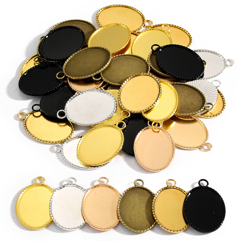 Alloy Pendant Frames for Resin Art Jewelry | Bulk Craft Supply Supplier JS149