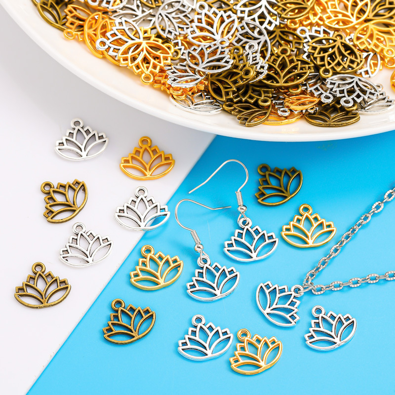 Small Metal Pendant Frames for Resin Art | Handmade Jewelry Accessories Bulk JS108