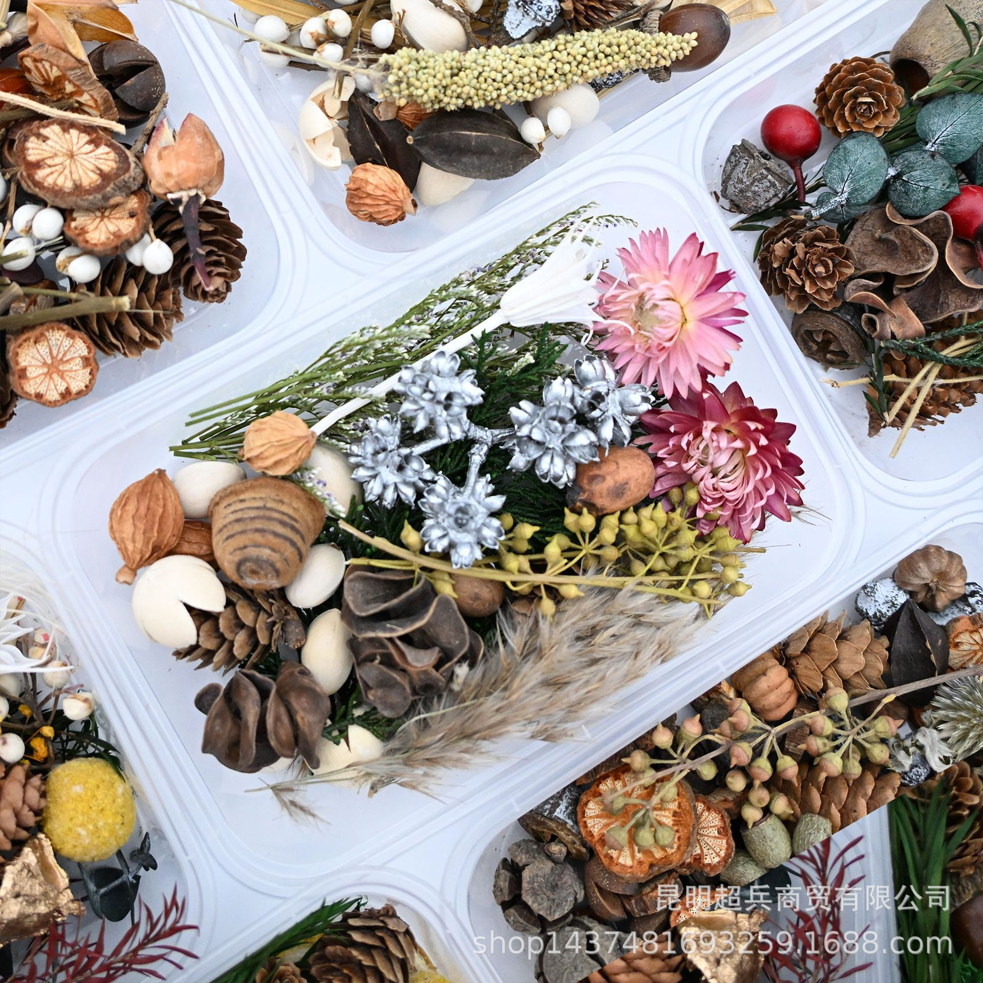 Custom Pressed Dried Flowers for Resin Craft Kits and Handmade Products F053