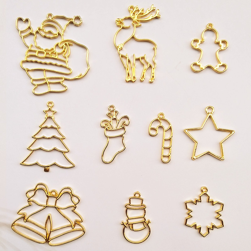 Wholesale Resin Jewelry Bezels Charms for Pendant Making Supplies JS033