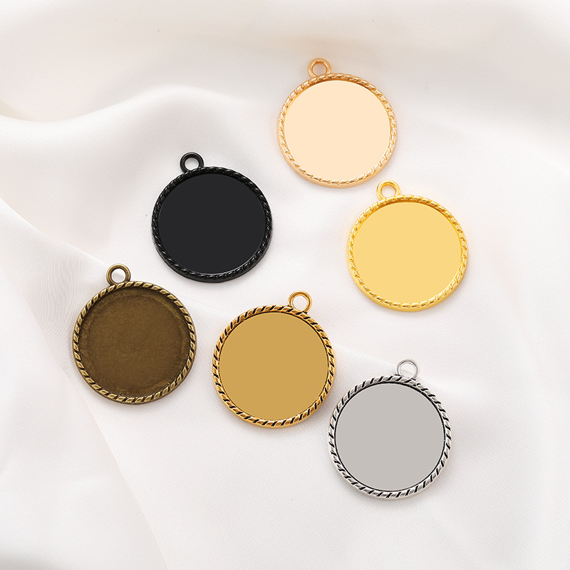 Premium Metal Pendant Bezels for Resin Art Projects | Custom Wholesale Supply JS145