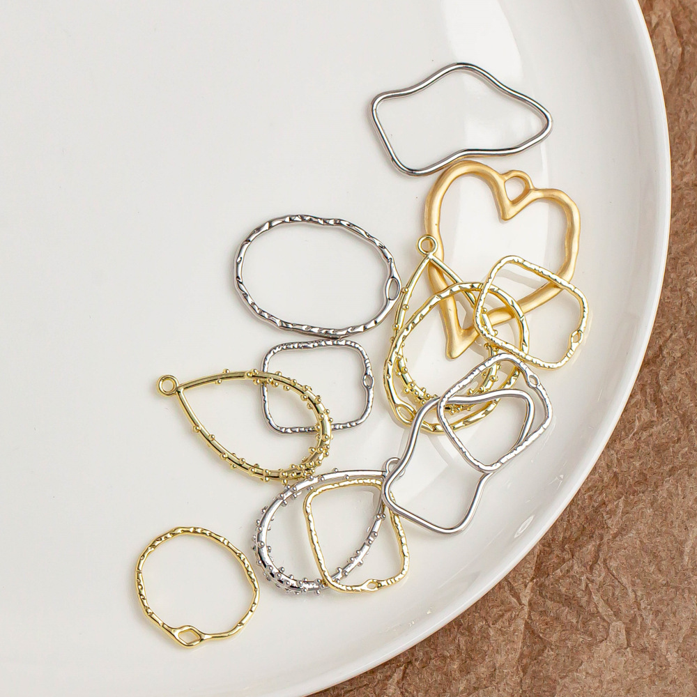 Open Frame Metal Bezels Collection for DIY Resin Jewelry Projects JS067