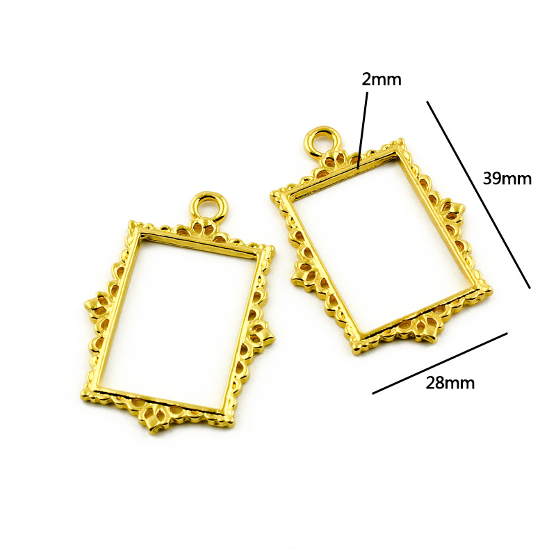 Custom Shape Metal Frames for UV Resin and Epoxy Resin Projects JS053