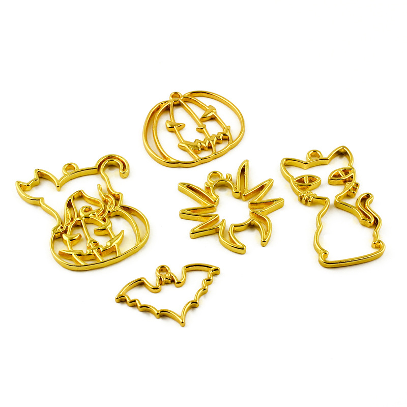 Resin Jewelry Making Components Metal Bezels for Craft Brands JS061
