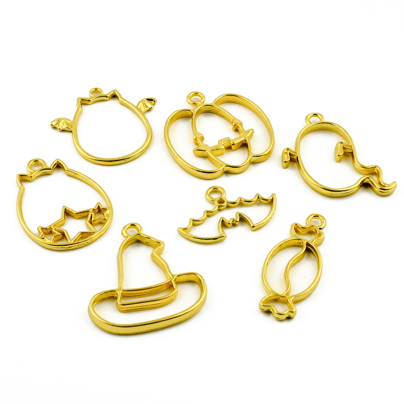 Custom Design Metal Frames for Resin Jewelry and Handmade Accessories