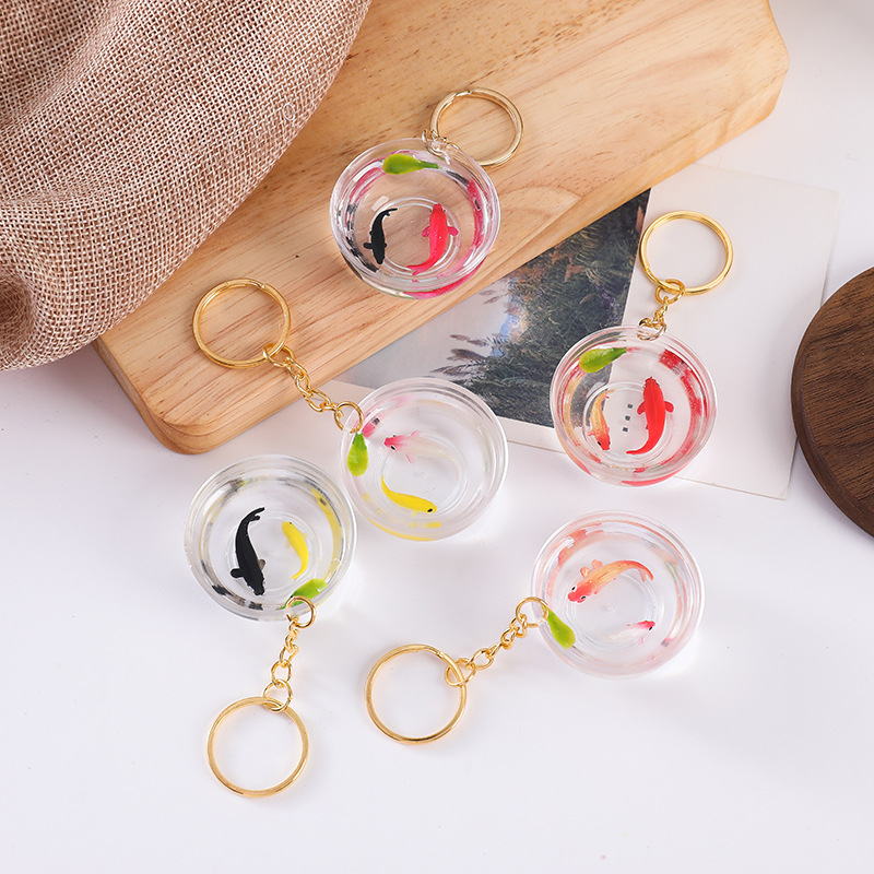 3D Mini Fish Resin Decorations for Epoxy Resin Art & DIY Micro Landscape Crafts  产品描述：