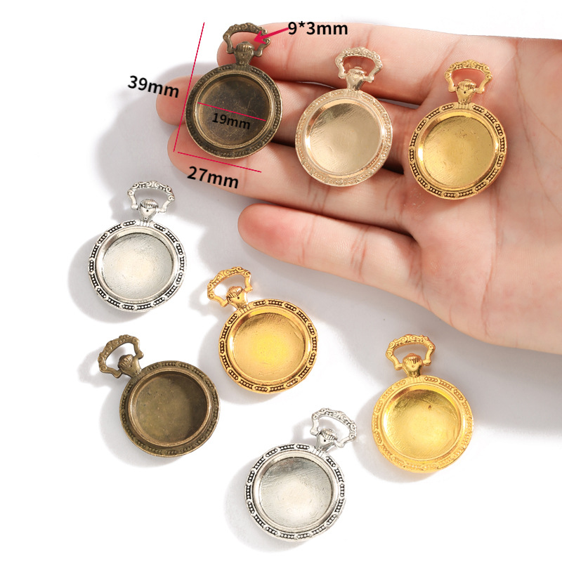 Premium Empty Pendant Bezels for Resin Jewelry Designers | Bulk Order Available JS155