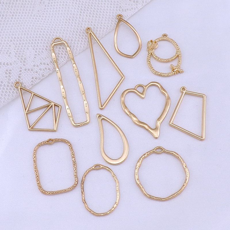 Premium Metal Bezels Charms for Resin Earrings, Pendants and Keychains