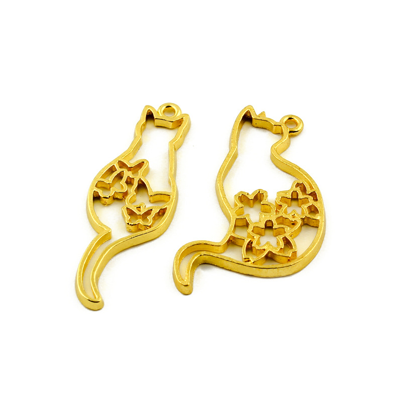 Wholesale Gold Metal Charm Frames for Epoxy Resin Crafts