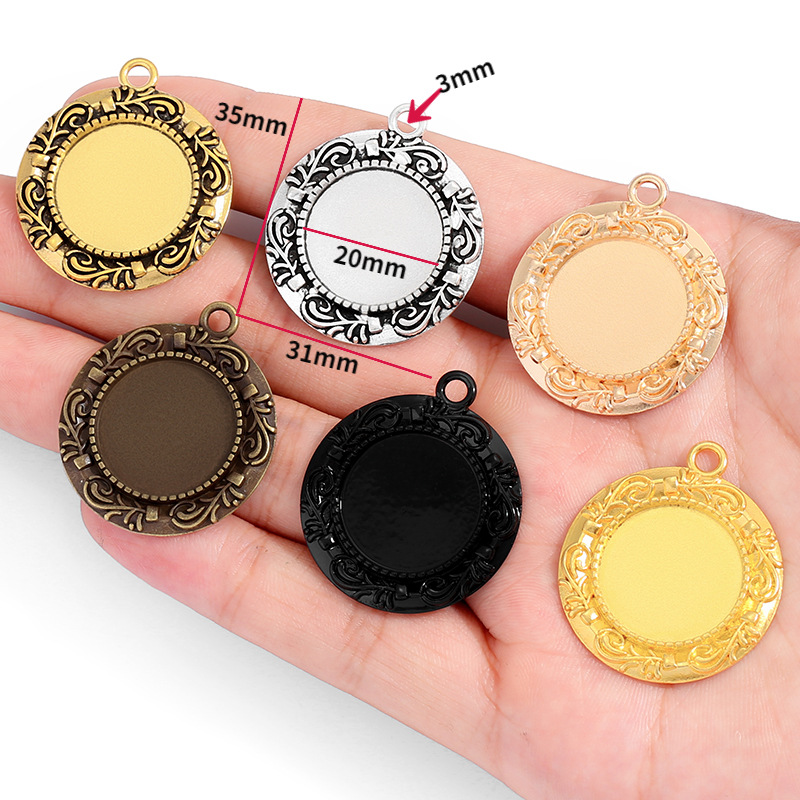 Custom Shape Metal Bezels for Resin Crafts | OEM ODM Jewelry Frame Manufacturer JS147