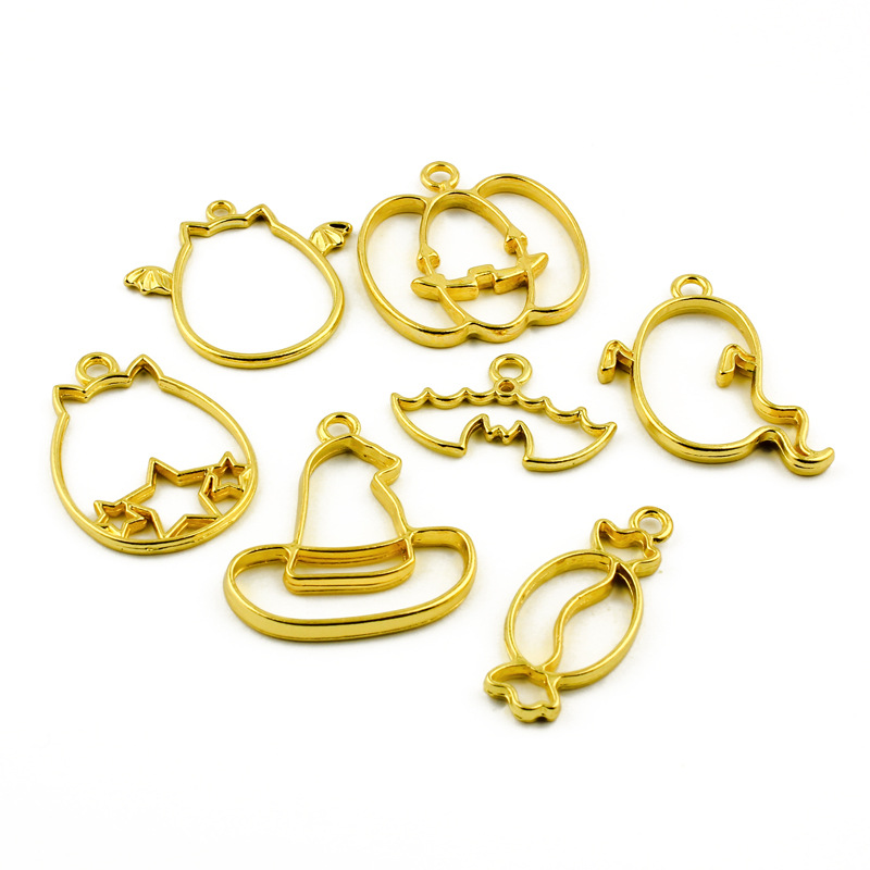 Custom Design Metal Frames for Resin Jewelry and Handmade Accessories
