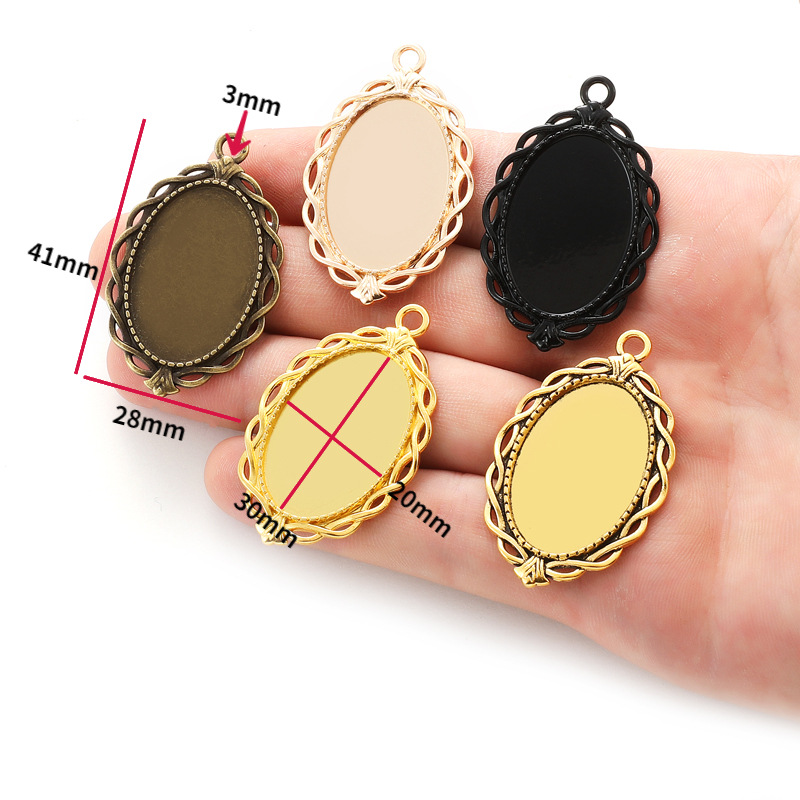 Factory Direct Metal Bezel Frames for Resin Art & Handmade Jewelry Production JS156