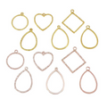 Factory Wholesale Metal Bezels Charms for Resin Art and Jewelry Making JS009