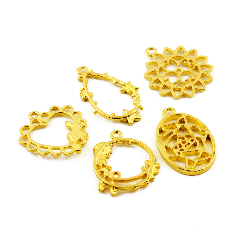 Bulk Metal Bezels for Resin Earrings, Pendants and Keychain Projects