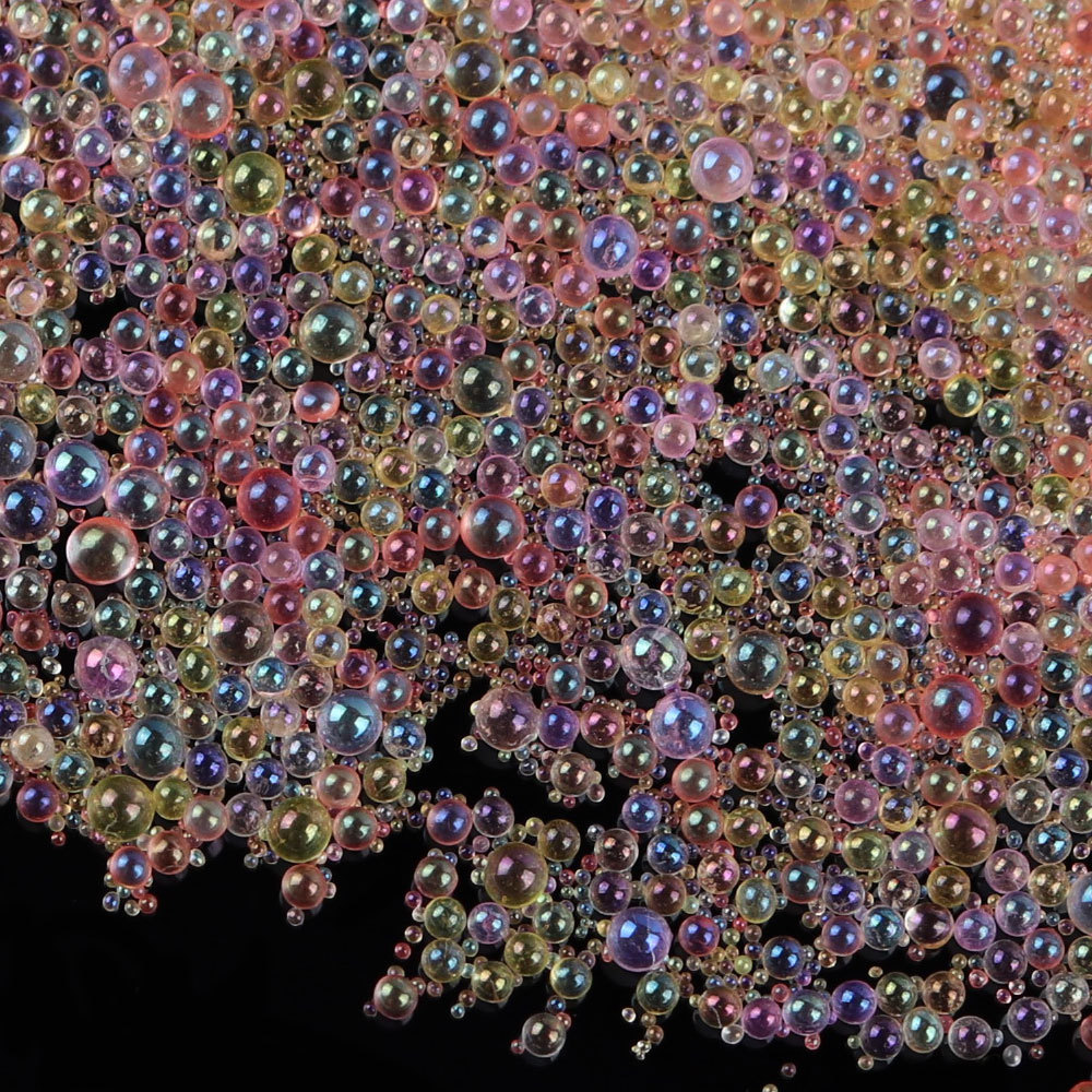 Colorful Glass Beads for Epoxy Resin Crafts | Wholesale Decorative Materials Supplier 450g