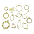 Metal Charm Frames Collection for Resin Art, Jewelry and Handmade Crafts