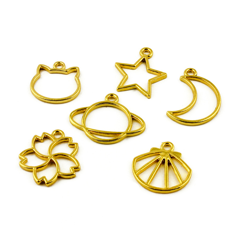 Wholesale Metal Pendant Bezels for Resin Art Jewelry and Handmade Accessories