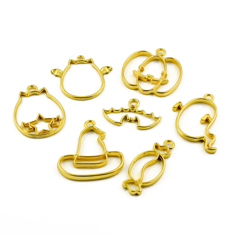 Custom Design Metal Frames for Resin Jewelry and Handmade Accessories