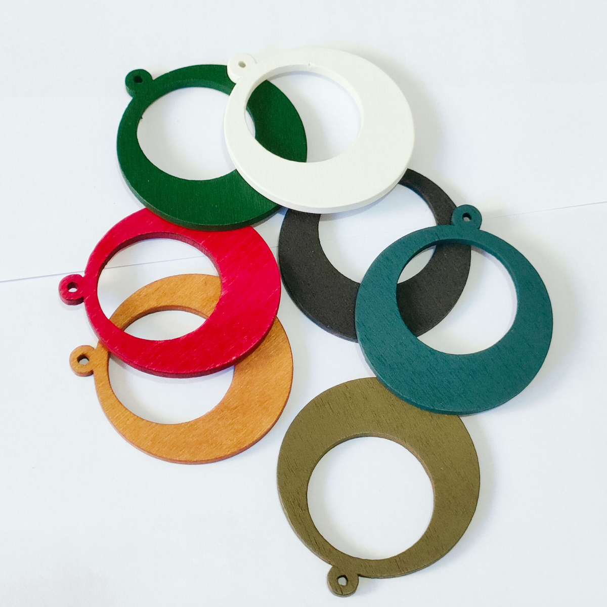 Wooden Bezel Frames for Resin Jewelry Making | DIY Handmade Pendant Supplies Wholesale