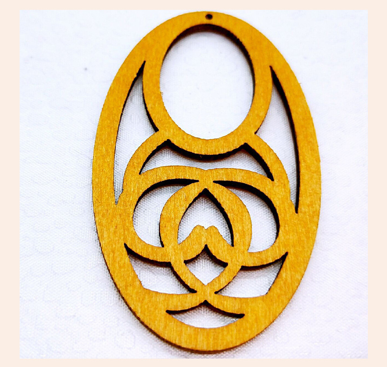 Wooden Open Frame Bezels for Epoxy Resin Crafts | Handmade Jewelry Making Accessories