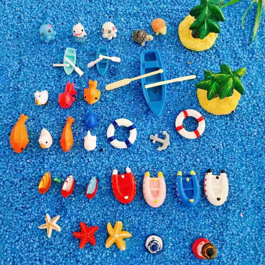 Colorful 3D Ocean Fish Charms for Resin Crafts, Jewelry Making & Handmade Decorations
