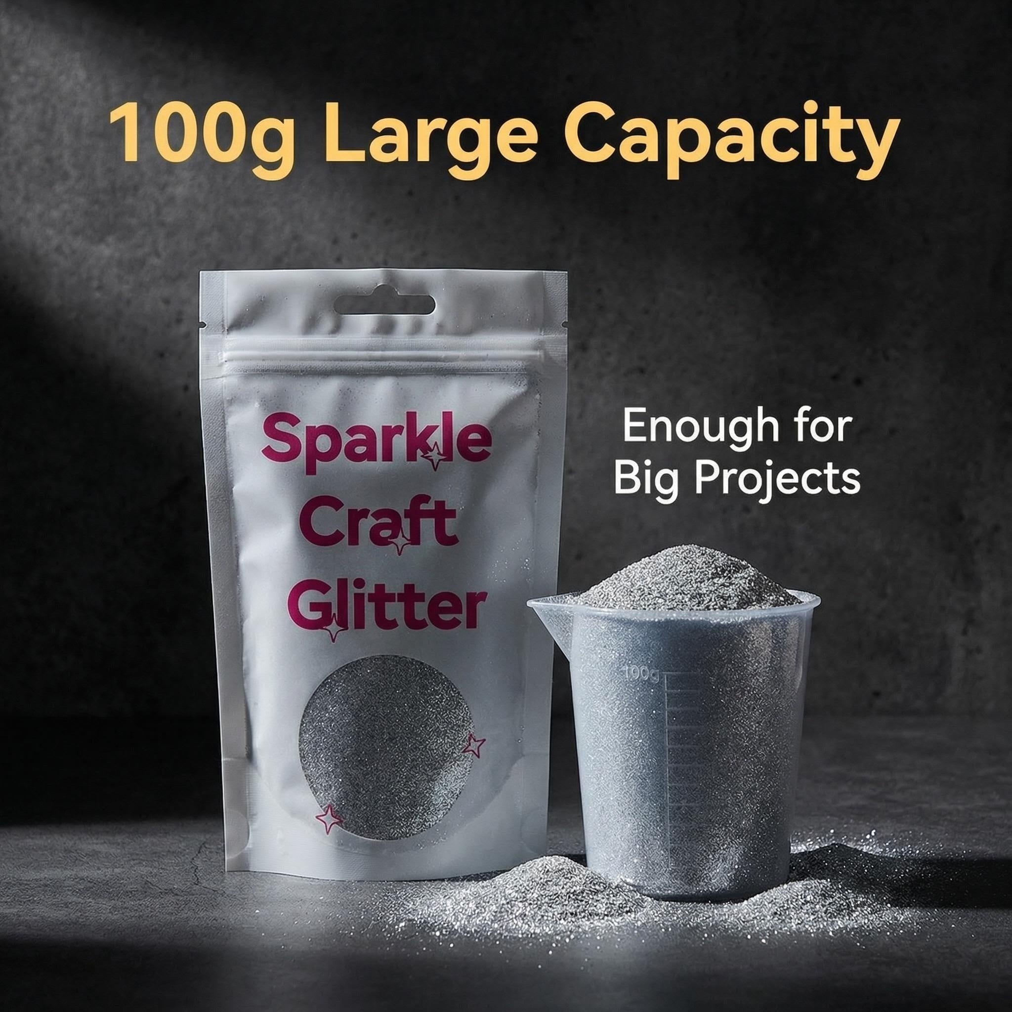 Laser Glitter Powder for Resin Jewelry Making with Low MOQ Supply