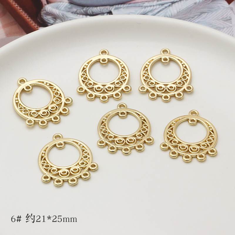 Wholesale Metal Bezels for Resin Art | Empty Pendant Frames for Epoxy Jewelry Making Supplies JS159