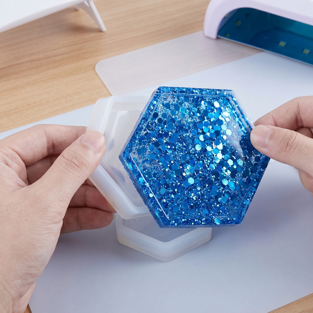 Ultra Sparkle Chunky Glitter Powder for Resin Casting & DIY Decoration Projects