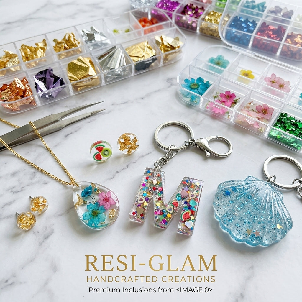 Wholesale Mixed Resin Filler Set for Epoxy Resin Art and DIY Crafts