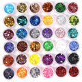 36PCS Decorative Glitter Flakes for Handmade Resin Products with OEM Options