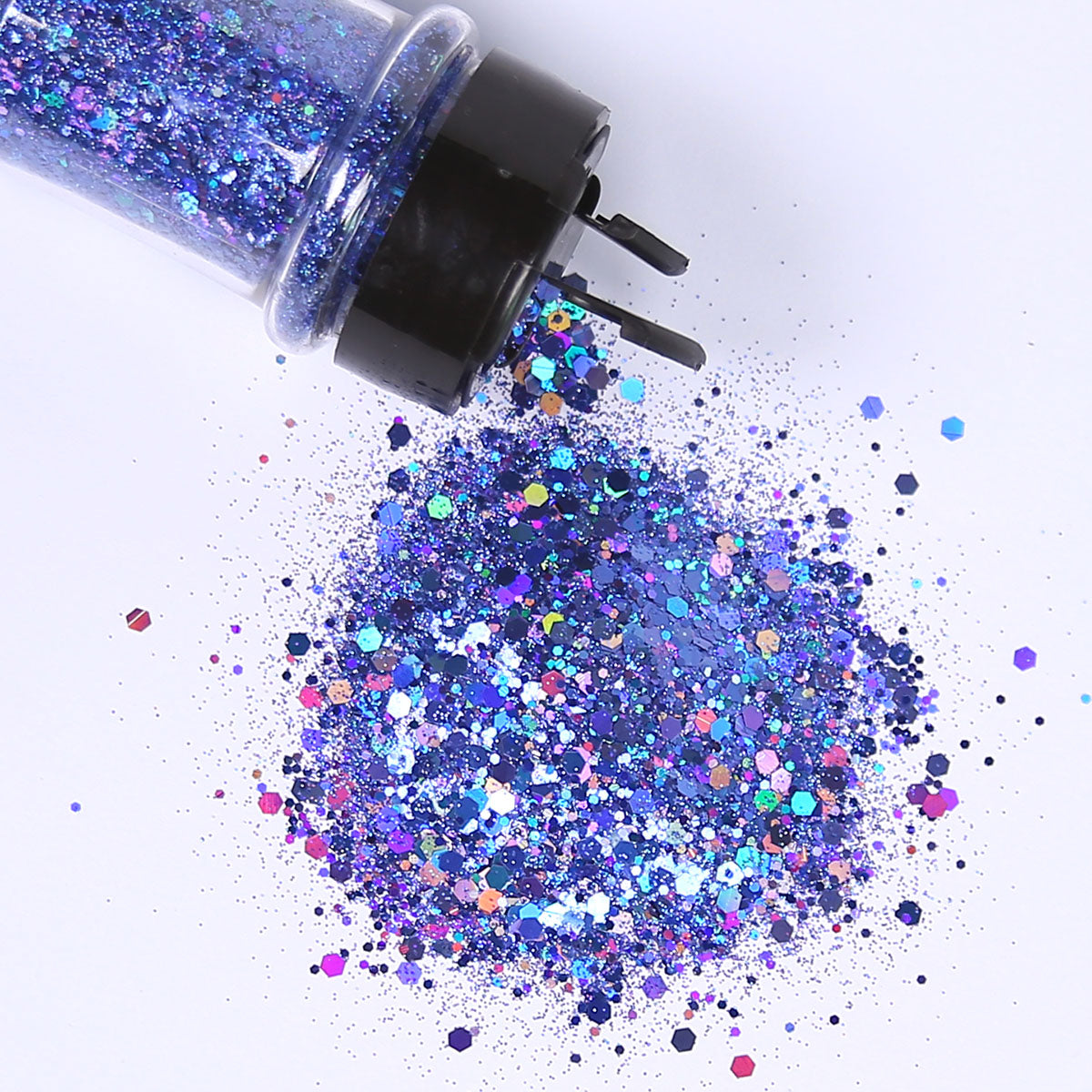 Blue Glitter Flakes for Epoxy Resin Crafts with Low MOQ Orders