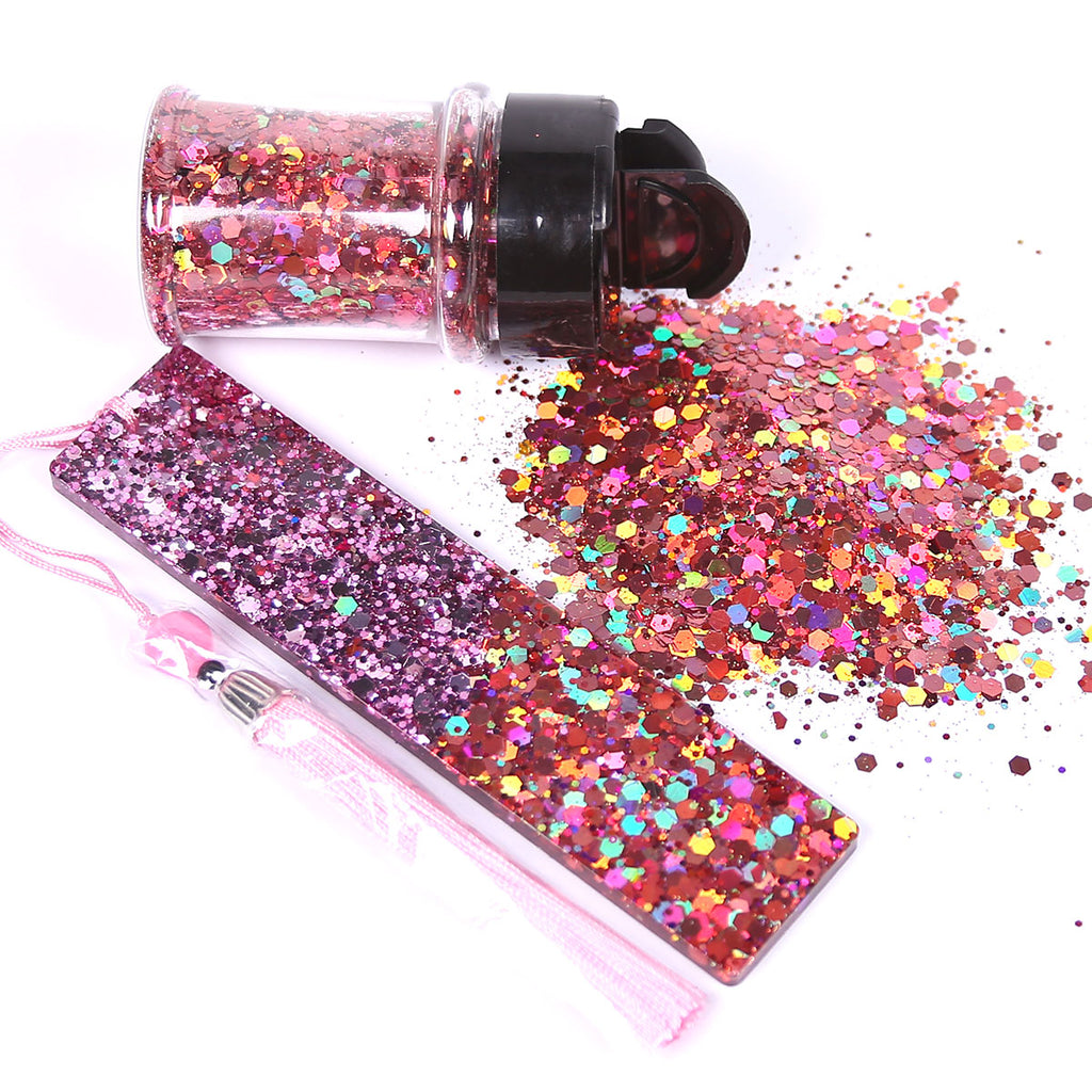 Laser Cut Glitter Flakes for DIY Resin Projects and OEM Service