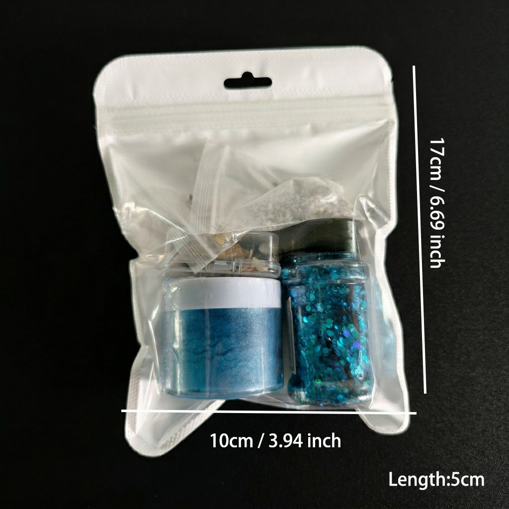 DIY Resin Craft Starter Kit Glitter Powder Mica Powder Supplies for Artists and Hobby Shops