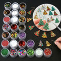 Christmas Colorful Glitter Flakes for Resin Trays | Bulk Wholesale Price