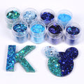 Chunky Glitter Set for Epoxy Resin Decorations and Custom Packaging