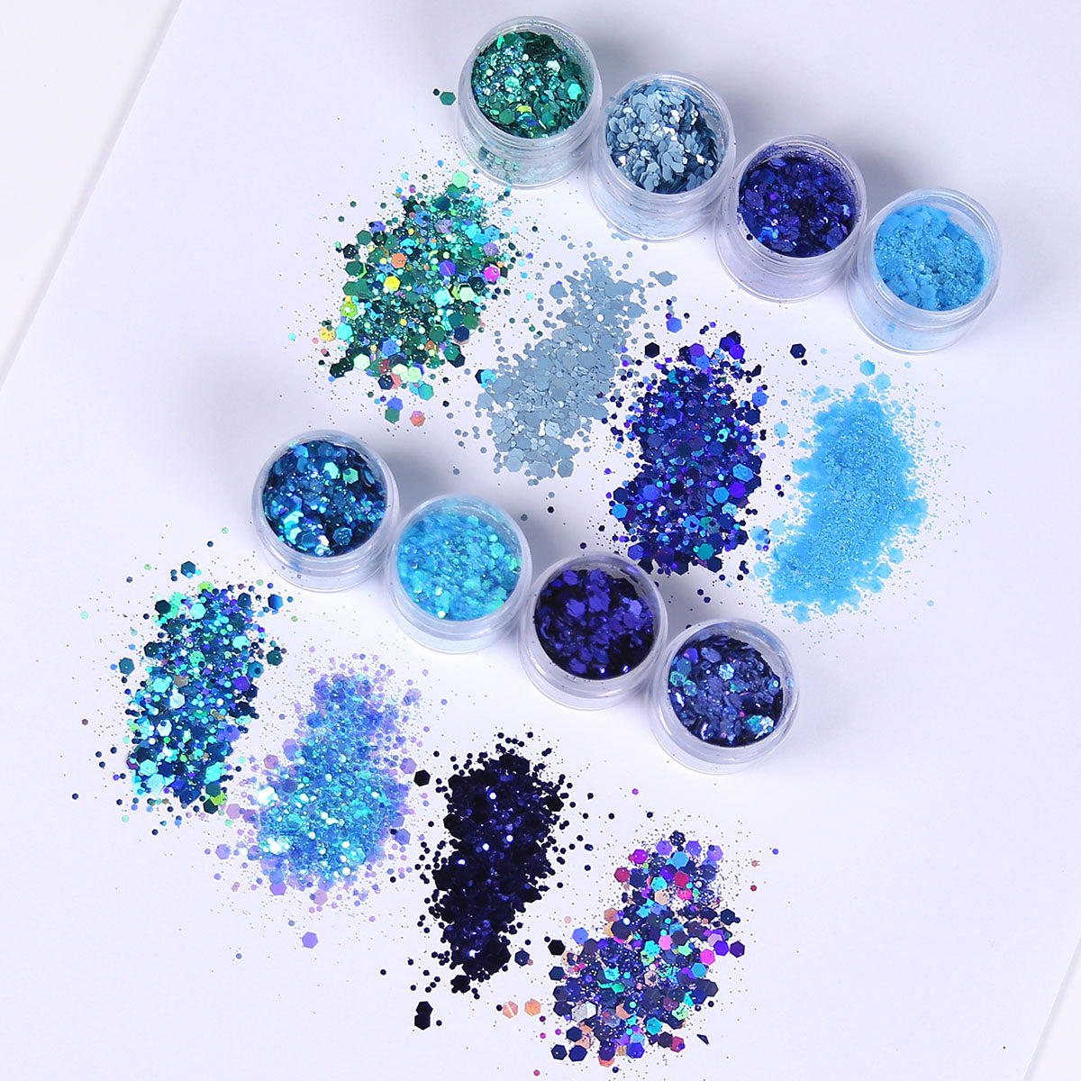 Chunky Glitter Set for Epoxy Resin Decorations and Custom Packaging