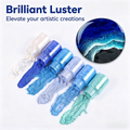 Ocean Mica Powder Color Pigment for Resin Coasters and Keychains