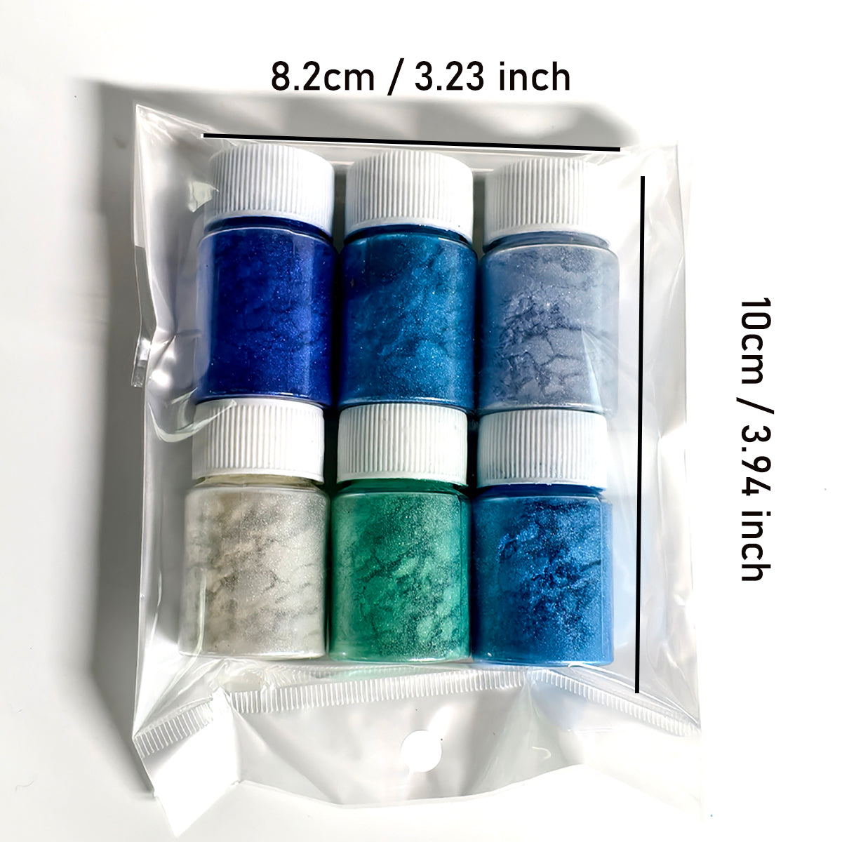 Ocean Mica Powder Color Pigment for Resin Coasters and Keychains