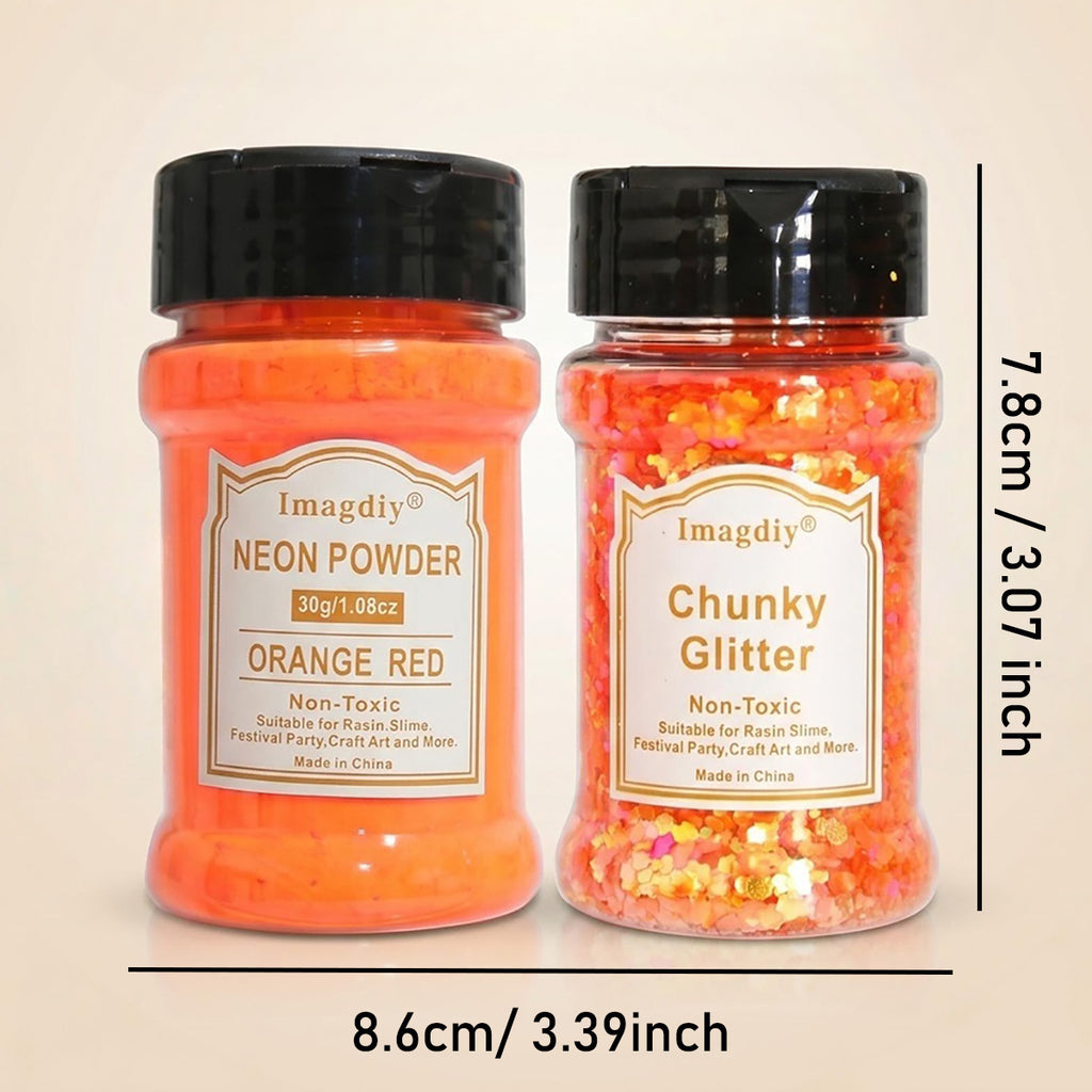 Factory Wholesale Resin Art Glitter Kit with Mica Powder and Chunky Glitter Flakes