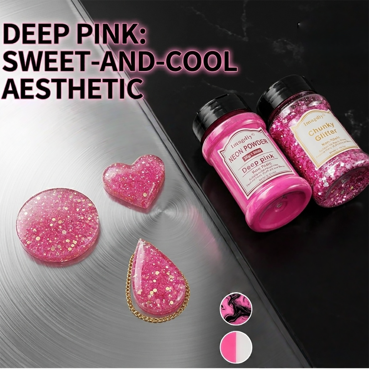 Colorful Resin Decoration Glitter Powder and Mica Pigment Set for Handmade DIY Projects